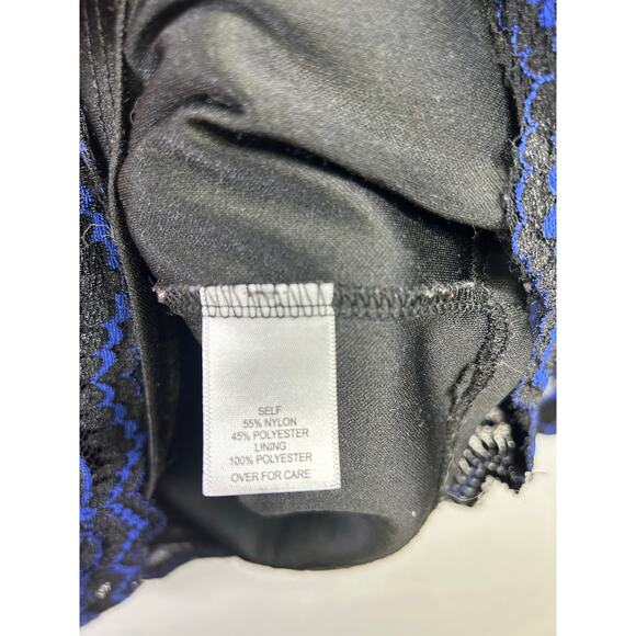 Women’s Relativity Blue Lace Bell Sleeve Top Piratecore Dark Feminine XL Top - Picture 5 of 11